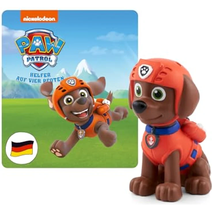 tonies Hörfiguren für Toniebox, PAW Patrol – Zuma, Hörspiel mit 4 Geschichten für Kinder ab 3 Jahren, Spielzeit ca. 51 Minuten – Bild 1