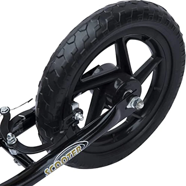 Kinderroller Anti-Rutsch Trittfläche, Metallfahrradständer zum Parken, (Farbe: schwarz) – Bild 9