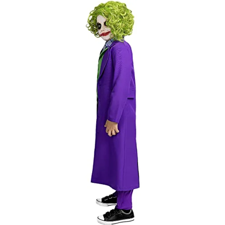 Funidelia Offizielles Joker Kostüm für Jungen, Größe 5-6 Jahre, lila, enthält Jacke, Weste mit Kragen, Krawatte und Hose, ideal für Partys, Karneval und Halloween – Bild 4
