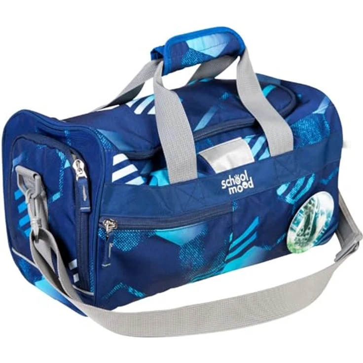 SCHOOL-MOOD® Sporttasche Jonas (Fußball) Polyester mit Spezialbeschichtung, Nassfach, Reflektierende Flächen – Bild 2