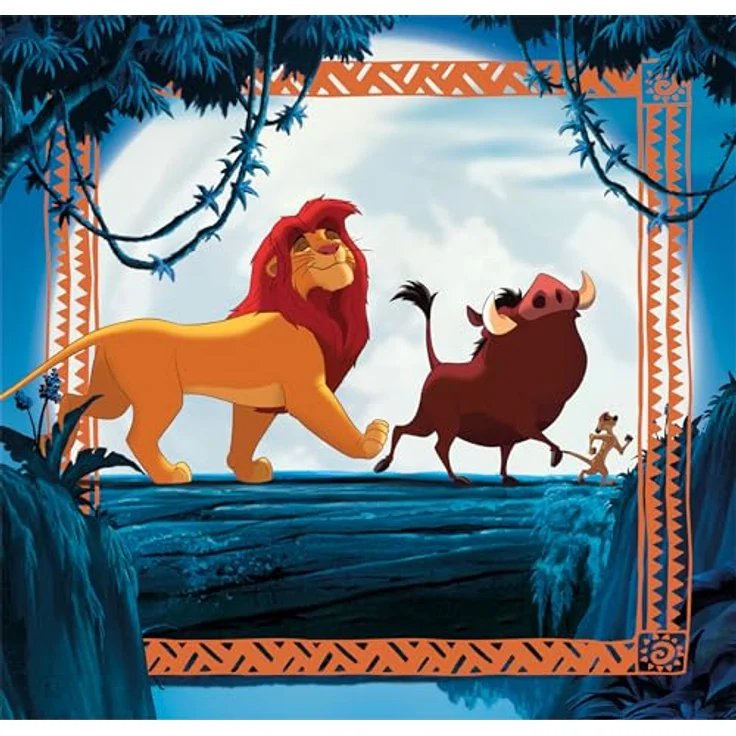Clementoni König der Löwen Puzzle 3 x 48 Teile, buntes Kinderpuzzle mit besonderer Leuchtkraft & Farbintensität, 32 x 22 cm, für Kinder ab 5 Jahren – Bild 2