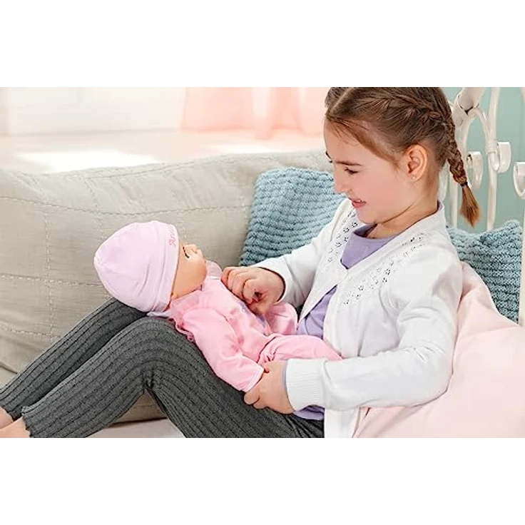 Zapf Creation® Baby Annabell Active Annabell, 43 cm große Babypuppe mit realistischen Bewegungen und Geräuschen, inklusive Schnuller und Fläschchen, für Kinder ab 3 Jahren – Bild 5