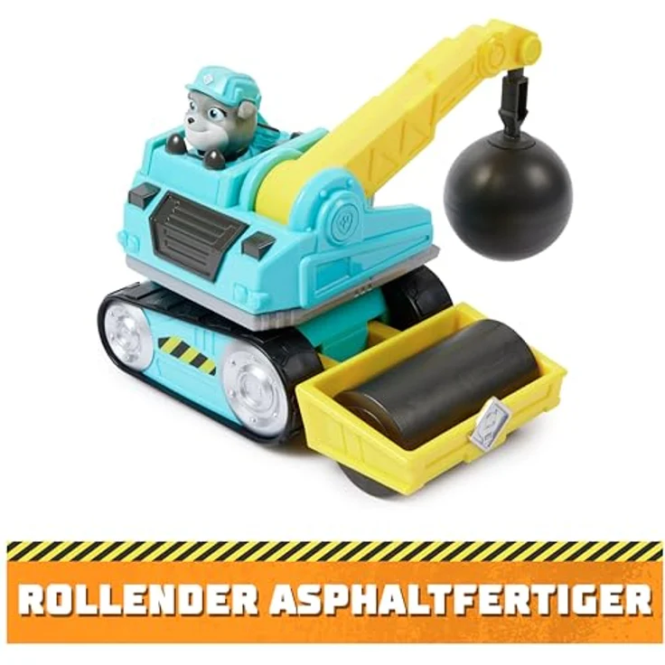Spin Master Rubble & Crew, Spielzeug-Auto mit Abrissbirne und Motor für Kinder ab 3 Jahren, detailreiches Baufahrzeug – Bild 4