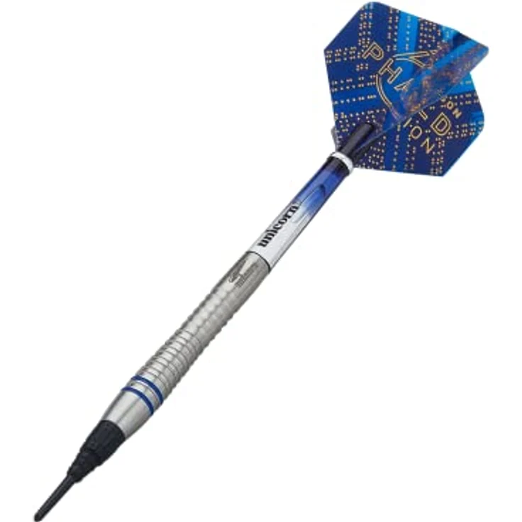 Unicorn Weltmeister Natur Darts, blau, 18 g – Bild 3