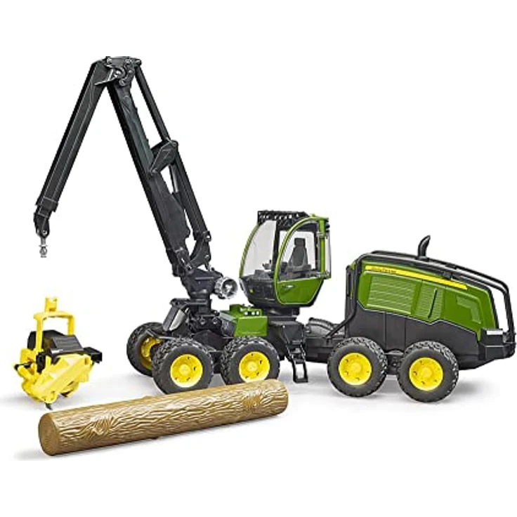 Bruder 02135 'John Deere 1270G Harvester', Spielfahrzeug mit 1 Baumstamm, 1:16, ab 4 Jahren – Bild 7
