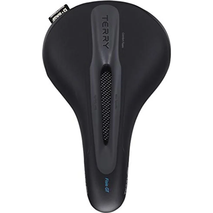 TERRY Fisio GT Men Sattel mit Light FeC Stahl-Gestell und DuraLux Microfiber Obermaterial in Schwarz, Sitzbreite: 9cm - 12cm – Bild 3