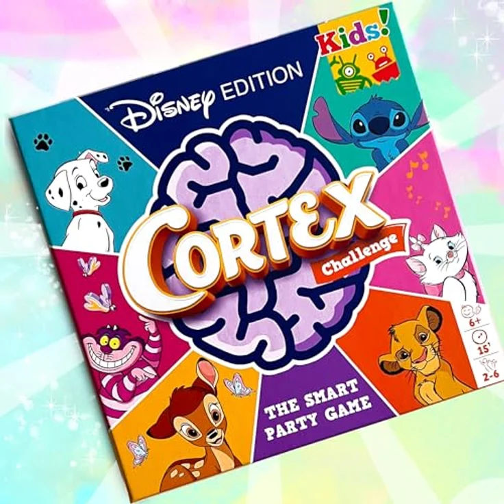 Zygomatic Cortex Challenge Kids! Disney Edition, Familienspiel, Brettspiel, 2-6 Spieler, ab 6+ Jahren, 15 Minuten, Mehrsprachig – Bild 2