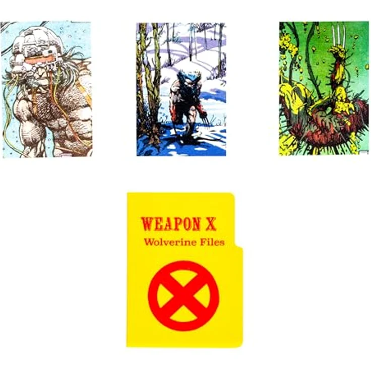 Fandrop MV01 - Wolverine VS. Sabretooth Diorama mit ausstellbaren Figuren, ikonischen Artefakten und detailliertem Szenenmarker, Marvel Sammlung – Bild 4