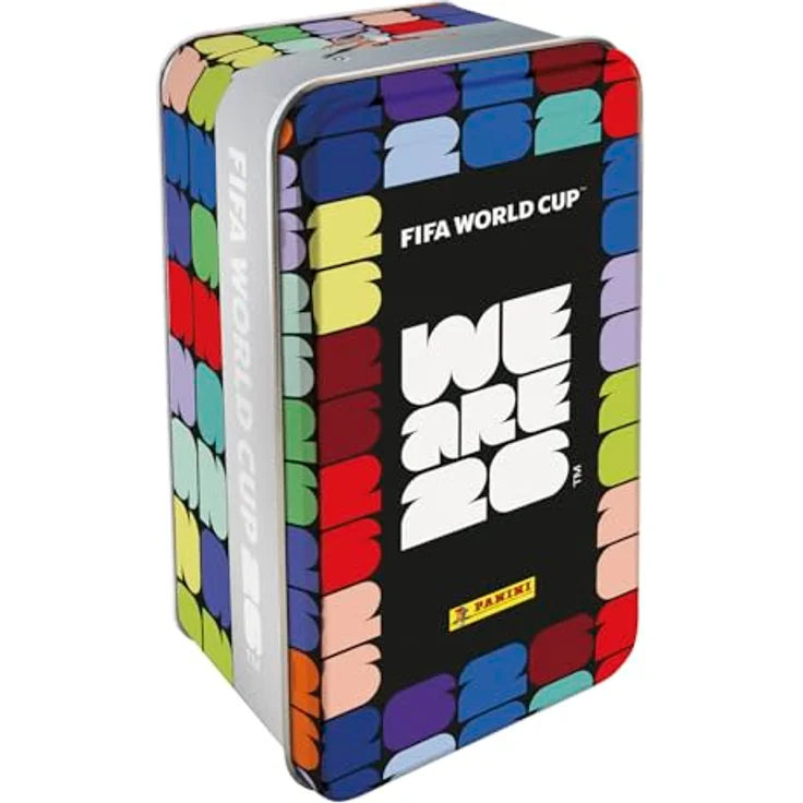 Panini FIFA WM 2026 Mega-Dose, 16 Sticker-Tüten mit 2 DFB Special Stickern, praktische Metall-Aufbewahrung – Bild 13