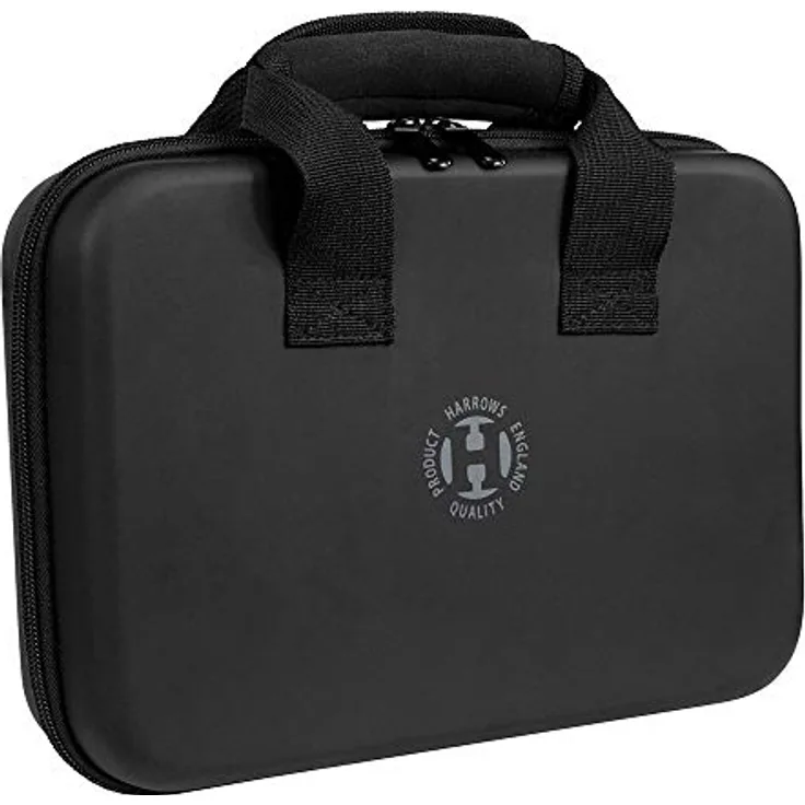 Harrows Darts Imperial Transportetui für Dartpfeile, praktisches Dart Case aus robustem Material, schwarz