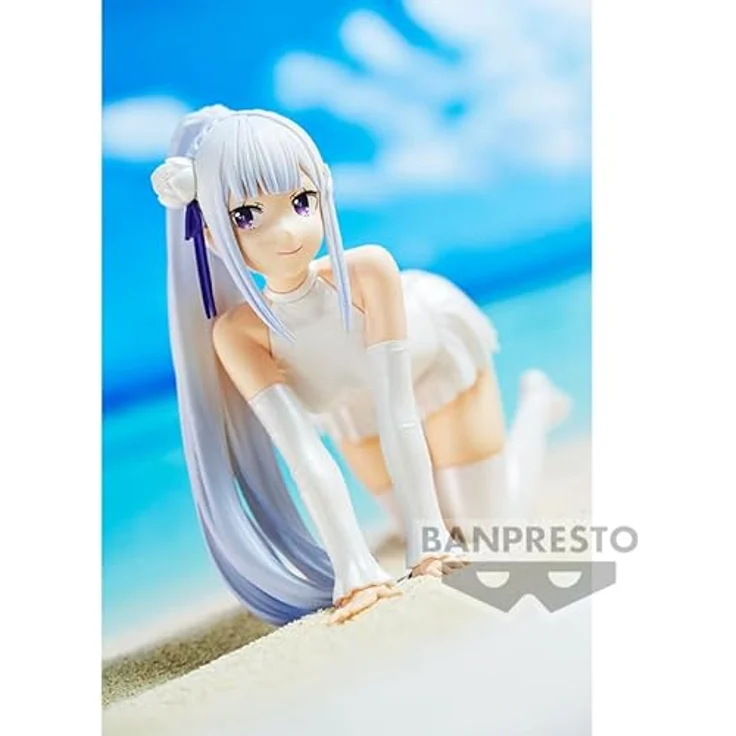 Banpresto RE Zero – Emilia Celestial Vivi Figur 13 cm, Sammelfigur in beliebter Pose – Bild 2