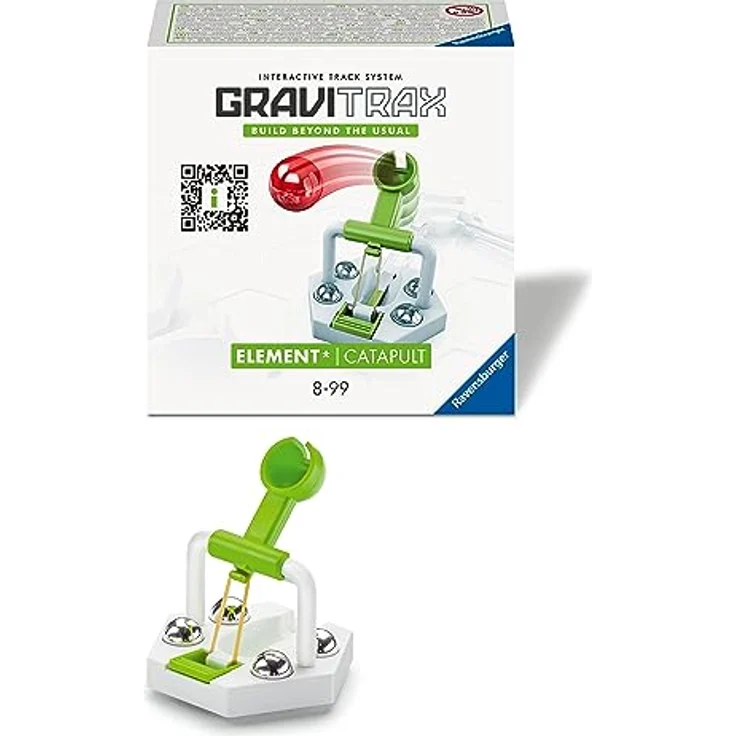 Ravensburger GraviTrax Element Catapult - Zubehör für das Kugelbahnsystem. Kombinierbar mit allen GraviTrax Produktlinien, Starter-Sets, Extensions & Elements, Konstruktionsspielzeug ab 8 Jahren – Bild 2