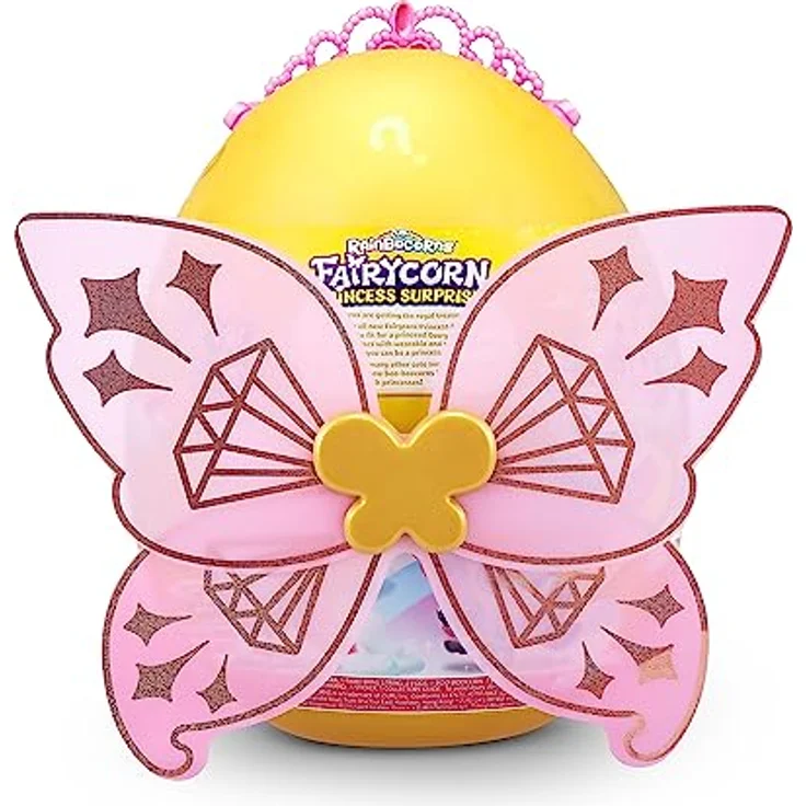 RainBocorns Fairycorn Princess 6 Series 9281, Teddybär mit Zubehör, rosa, für Kinder ab 3 Jahren – Bild 4