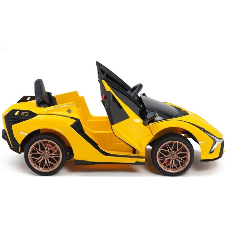 schnaeppchenmeile-online Kinder Elektroauto Lamborghini Sian 4x 30 Watt Motoren LED+FB+Audio, inklusive Fernbedienung, Ledersitz und LED-Scheinwerfer