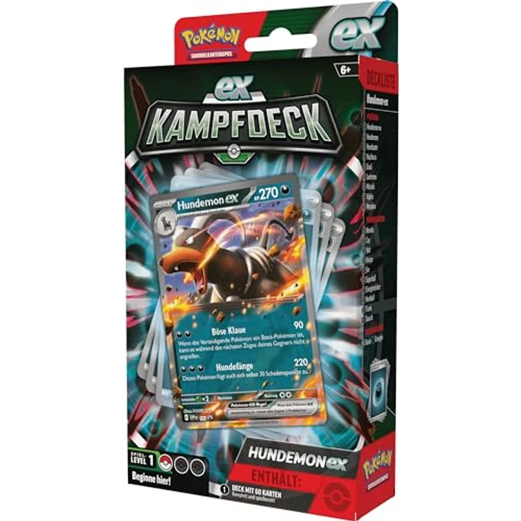 AMIGO Hundemon-EX Kampfdeck, 60 Karten mit Spielunterlage, Regelheft und Online-Code, deutsch – Bild 3