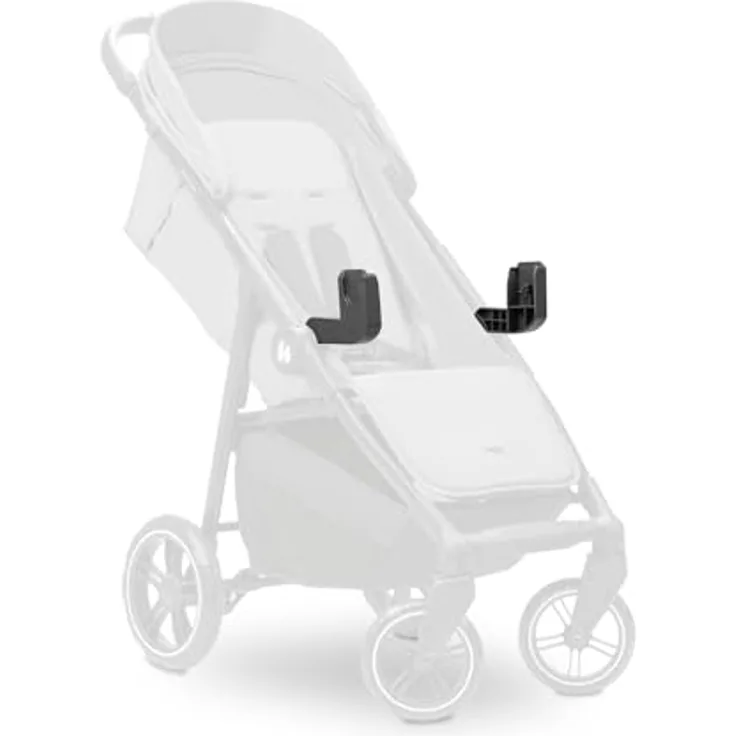 Hauck Universal Autositz Adapter für Shop N Care Kinderwagen, Kompatibel mit hauck Drive N Care oder Babyschalen mit Maxi-Cosi-Aufnahmen, Einfache Befestigung (Schwarz)