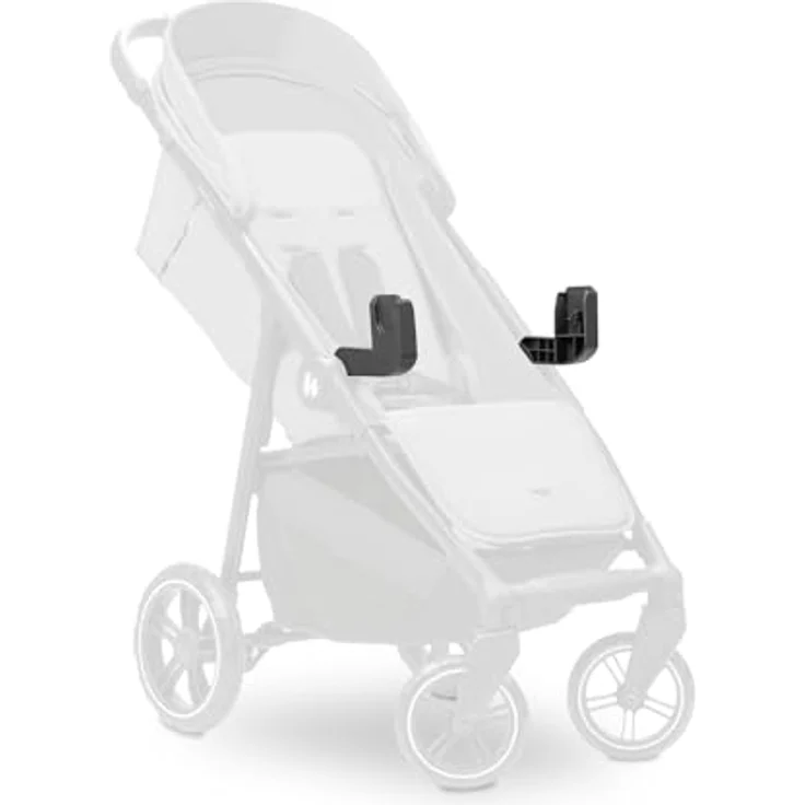 Hauck Universal Autositz Adapter für Shop N Care Kinderwagen, Kompatibel mit hauck Drive N Care oder Babyschalen mit Maxi-Cosi-Aufnahmen, Einfache Befestigung (Schwarz) – Bild 1