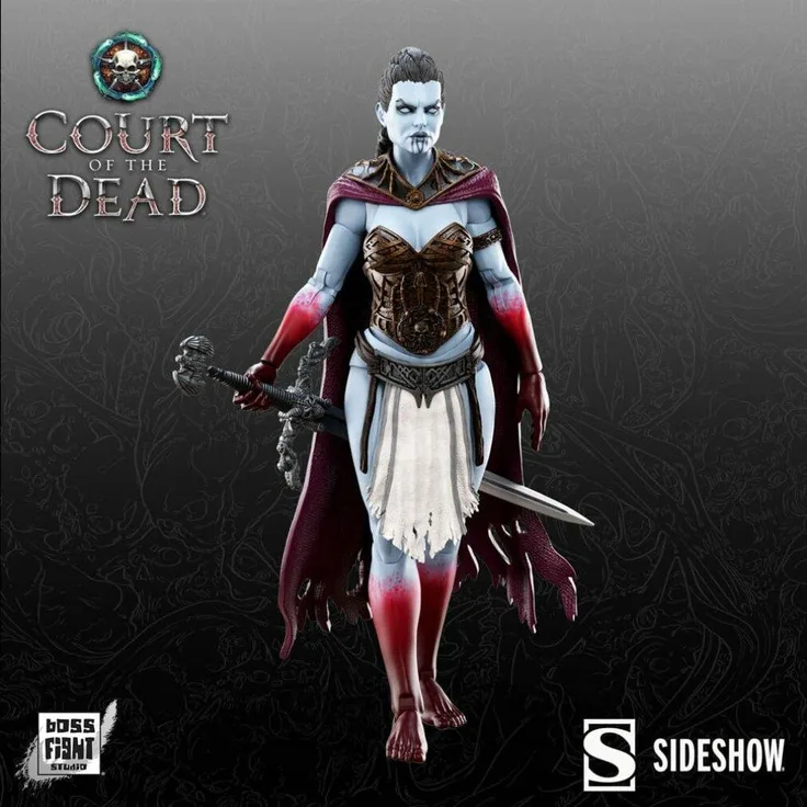 Boss Fight Studio Court of the Dead Epic H.A.C.K.S. Actionfigur 1/12 Kier: Death's Warbringer, hochdetailliert mit Zubehör in Blisterverpackung