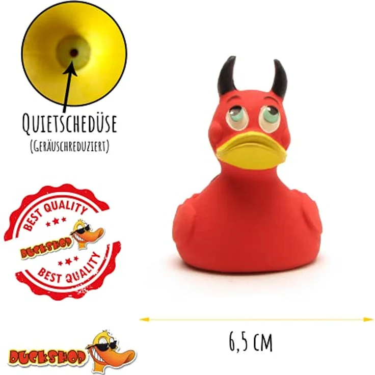 Duckshop I Badeente I Quietscheente I Devil Duck Lanco – Bild 5