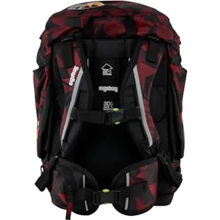 ergobag Pack Set ergonomischer Schulranzen 6-teilig für 1. Klasse, höhenverstellbar, mit integrierter Heftebox, inkl. Sportrucksack und 22-tlg. Federmäppchen, reflektierend und individualisierbar – Bild 4