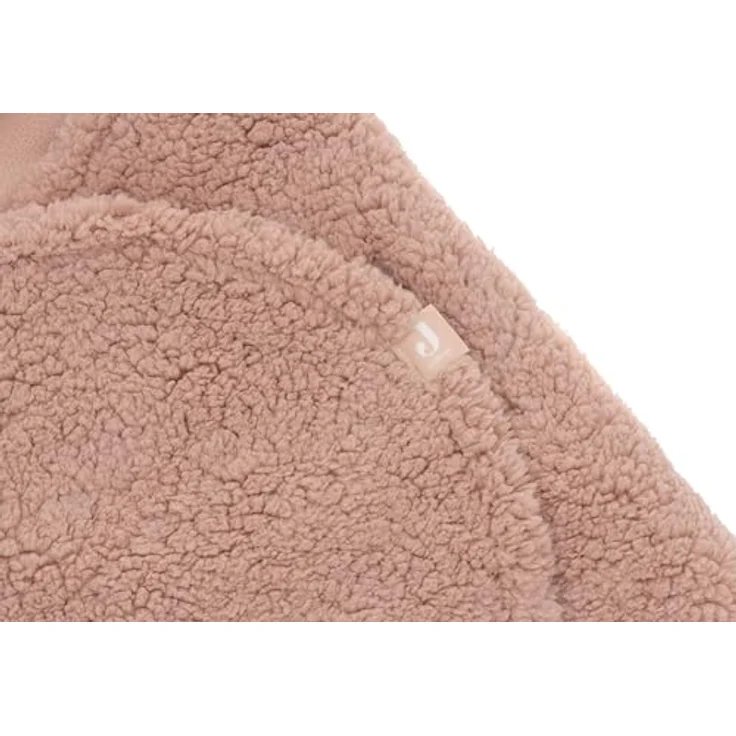 Jollein Einschlagdecke für Babyschale Bunny, flauschiges Kunstfell, weiches Innenmaterial, süßes Häschengesicht, Polyester, 100%, weiß – Bild 6