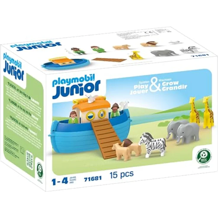 Playmobil® Konstruktions-Spielset Meine Mitnehm-Arche Noah (71681), JUNIOR, (15 St), Made in Europe - Preisvergleich – Bild 2
