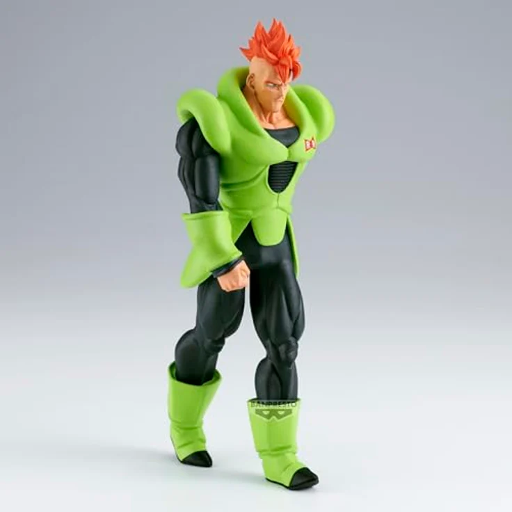 Banpresto Figur Android 16 Dragon Ball Z, Sammelfigur aus PVC, 20 cm, mit Basisständer, lizenziertes Produkt – Bild 5