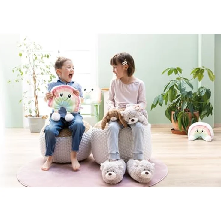 NICI Kuscheltier Bär Finni 30cm, graues Plüschtier aus recyceltem Material, niedlich und ideal zum Kuscheln & Spielen, Geschenkidee für Kinder & Erwachsene | 62315 – Bild 5