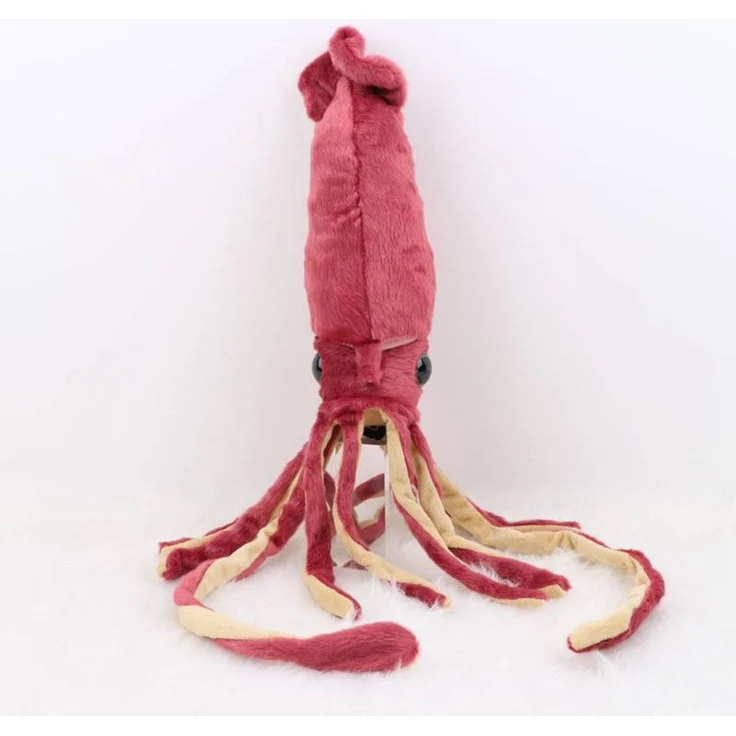 Tinisu Tintenfisch Kuscheltier, 75 cm Oktopus Plüschtier aus weichem Stoff, detailgetreu verarbeitet