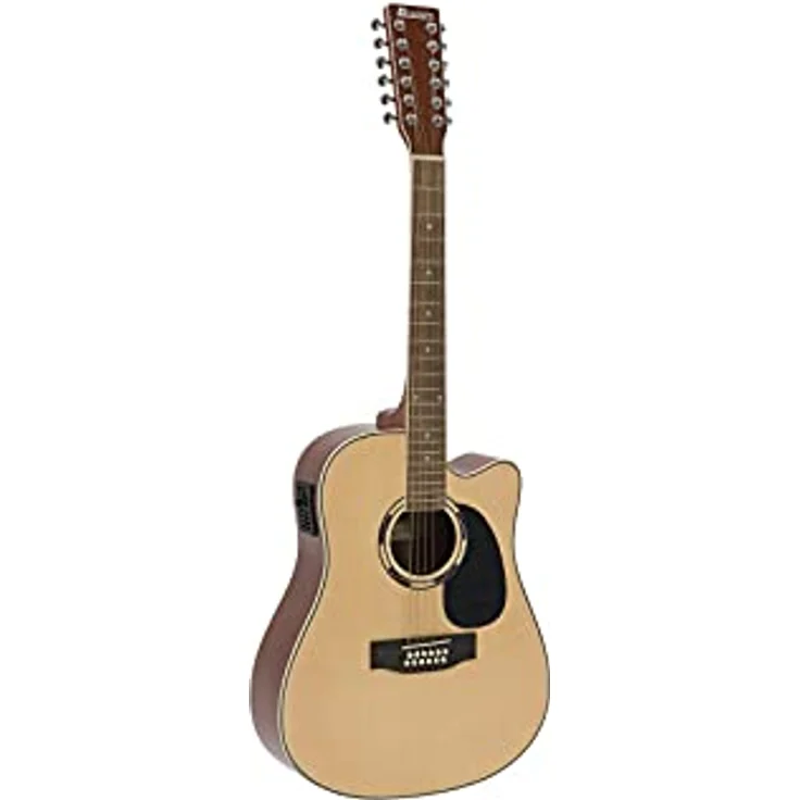 Dimavery DR-612, 12-saitige Westerngitarre in natur, ideale Kindergitarre – Bild 1