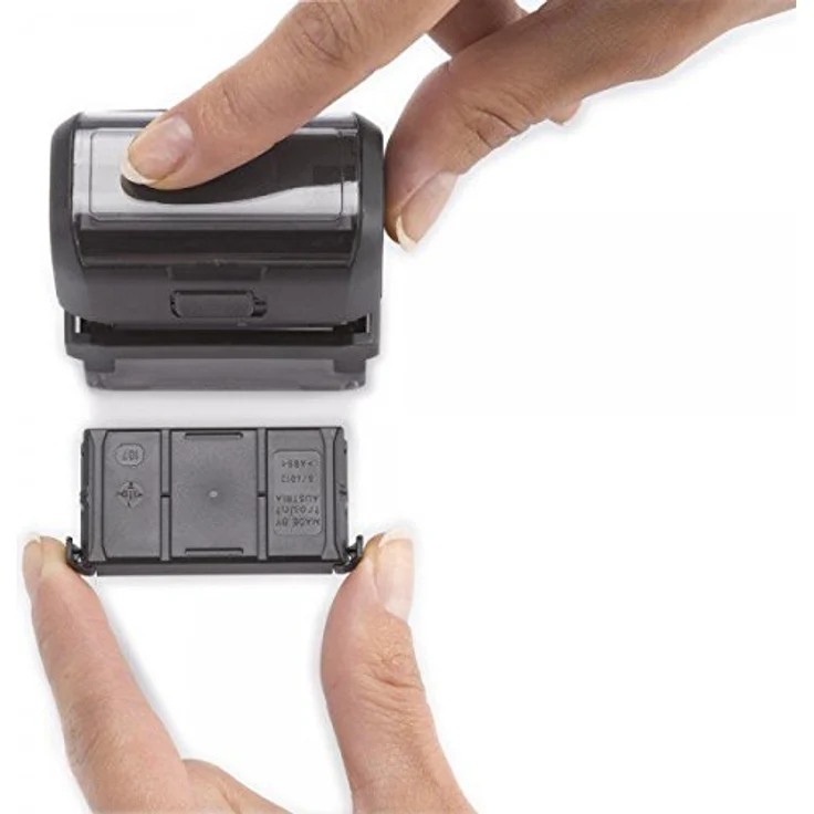 TRODAT Ersatzkissen Printy 6/4915, schwarzes Stempelkissen 70 x 25 mm mit ungiftigen Farben und präziser Farbdosierung – Bild 2