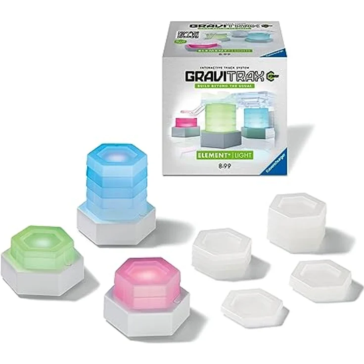 Ravensburger GraviTrax POWER Element Light - Elektronisches Zubehör für spektakuläre Kugelbahnen für Kinder ab 8 Jahren. Kombinierbar mit allen Produktlinien, Starter-Sets, Extensions und Elementen – Bild 2