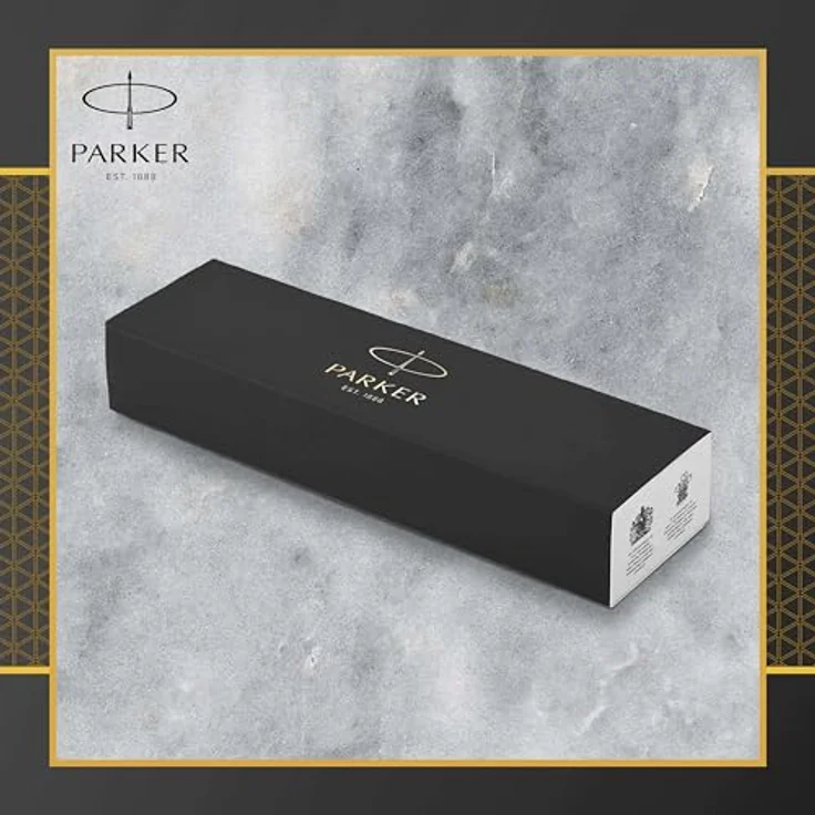 Parker Pen IM Premium Black/Gold G.C., Schreibstift mit stabiler Edelstahlfeder, schwarz/gold – Bild 6