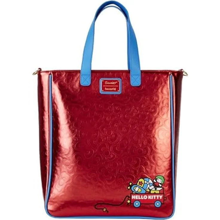 Loungefly, Damen, Portemonnaie, Hello Kitty by Loungefly Tragetasche & Geldbörse 50th Anniversary – Bild 6