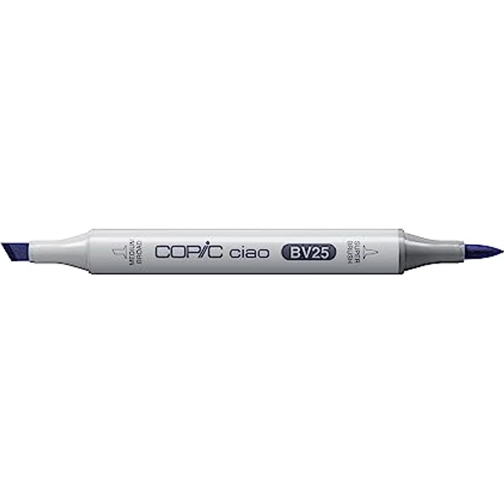 Copic Ciao Marker Typ BV - 25, Grayish Violet, vielseitiger Layoutmarker mit dualem Spitzensystem, schnelltrocknend – Bild 2