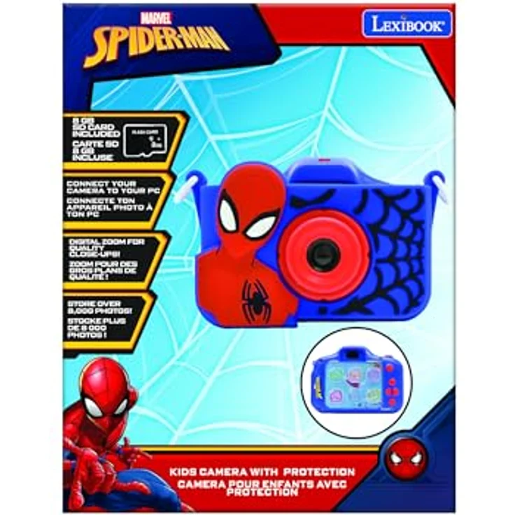 Lexibook Kinderkamera Spider-Man, robuste Digitalkamera mit intuitiver Bedienung für kreative junge Fotografen – Bild 5