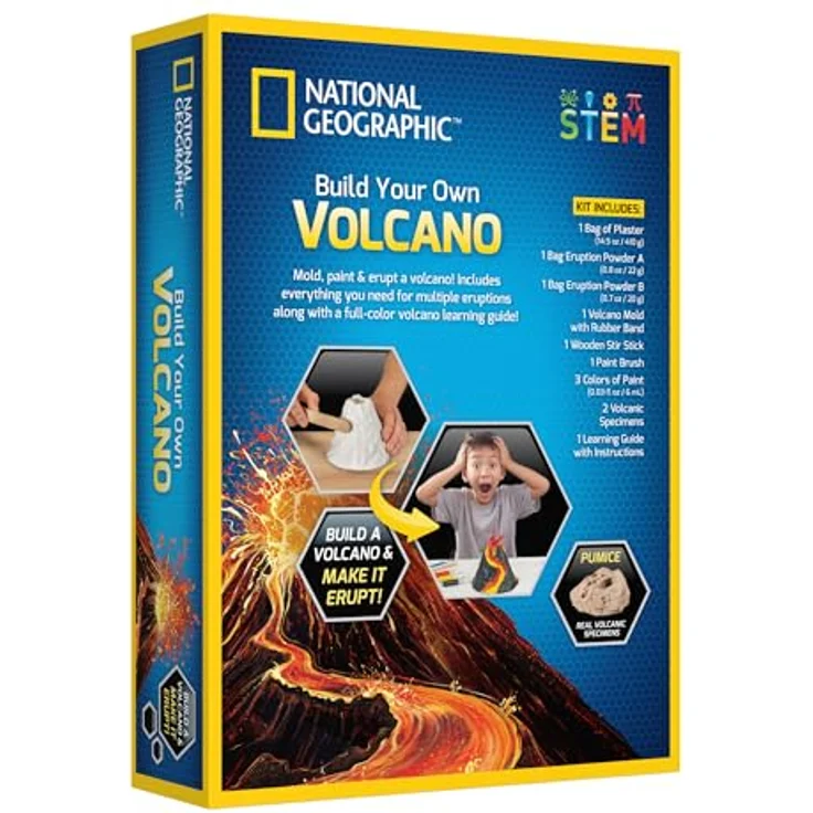 National Geographic Volcano Science Kit, Experimentierkasten zur Vulkanaforschung mit zahlreichen Aktivitäten – Bild 2