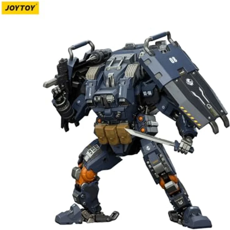 Joy Toy Dark Source Actionfigur APOC Series Storm Lucis Fire Support Type Mech, 16 cm, detailreich und beweglich mit Zubehör – Bild 2