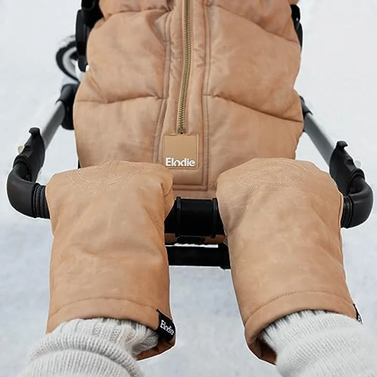 Elodie Details Universeller Fußsack, Winter Babyfußsack mit warmem Fleece, wind- & wasserabweisend, maschinenwaschbar, Aviator Brown – Bild 4