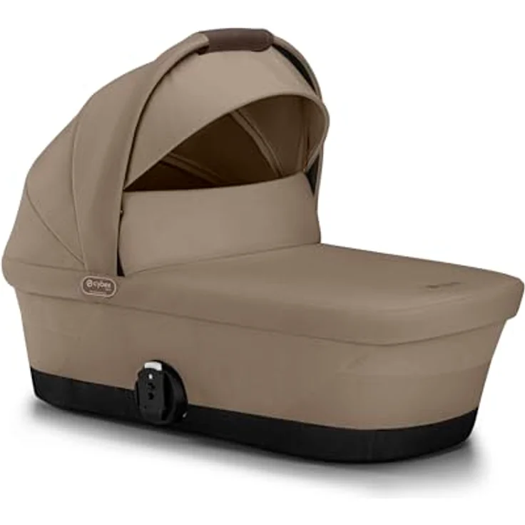 CYBEX Gold GAZELLE S Cot Kinderwagenaufsatz, für Neugeborene bis ca. 6 Monate, Almond Beige – Bild 2