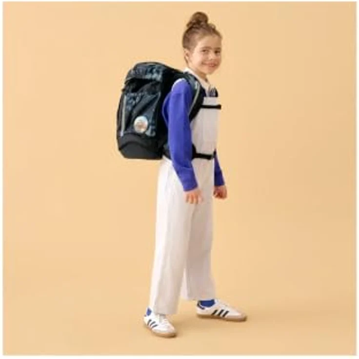 ergobag Maxi Schulranzen Set FundBärment, 26 Liter Volumen, mit Your-Size-System und gepolsterten Schulterträgern – Bild 6