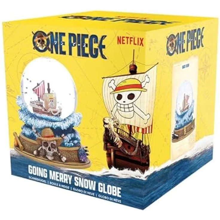 Nemesis Now One Piece Going Merry Schneekugel, 17 cm, hochwertige Resin-Qualität – Bild 7