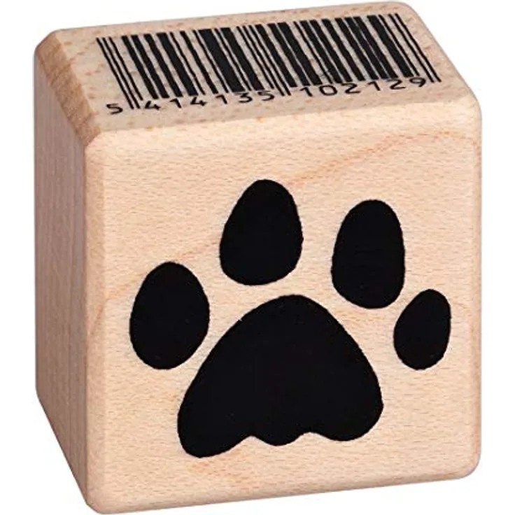 Artémio Stempel Pfotenabdruck Katze, 2.6 x 2.5 x 2.6 cm
