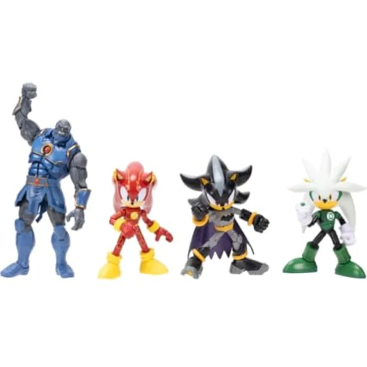 Sonic The Hedgehog DC x Sonic 2.5 Figur Dr. Eggman, Sammelfigur mit mehreren Bewegungspunkten, 18 cm, exklusive Darkseid-Edition – Bild 1
