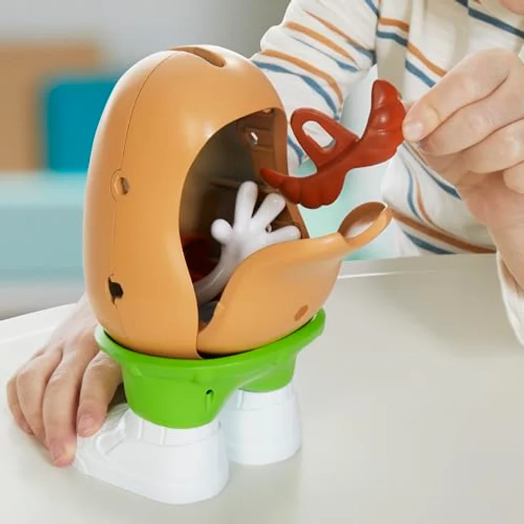 Hasbro Potato Head Superknollen Spielset, Bausatz mit 2 großen und 1 kleinen Kartoffelkörper sowie 38 Zubehörteilen für kreatives Spielen, ab 2 Jahren – Bild 7