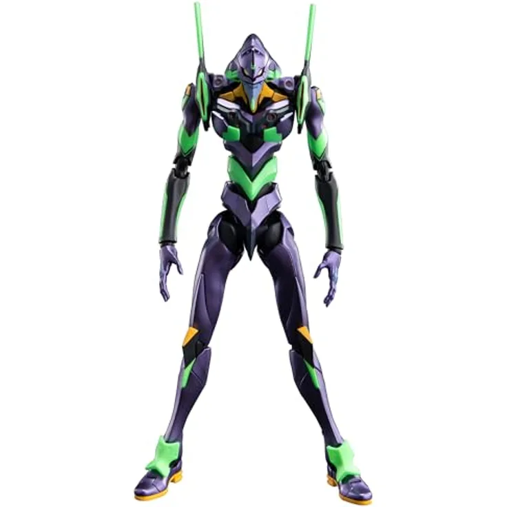 Blokees Evangelion Test Type-01 Action Edition, detailreiche Sammelfigur mit authentischem Entry Plug-Mechanismus und dynamischem Doppelgelenk-System, Mehrfarbig aus Acrylnitril-Butadien-Styrol (ABS)