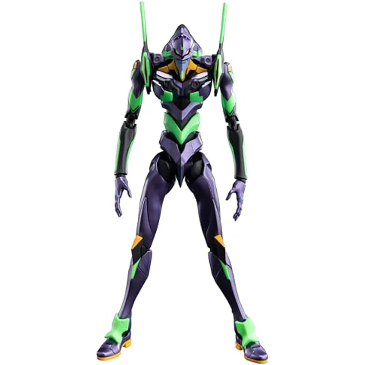 Blokees Evangelion Test Type-01 Action Edition, detailreiche Sammelfigur mit authentischem Entry Plug-Mechanismus und dynamischem Doppelgelenk-System, Mehrfarbig aus Acrylnitril-Butadien-Styrol (ABS) – Bild 1