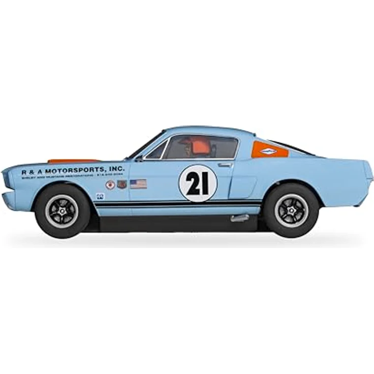 Scalextric C4517 Shelby Mustang GT350, Spielzeug-Schlitzauto mit Magnatraction für Rennstrecken, Maßstab 1:32 – Bild 3