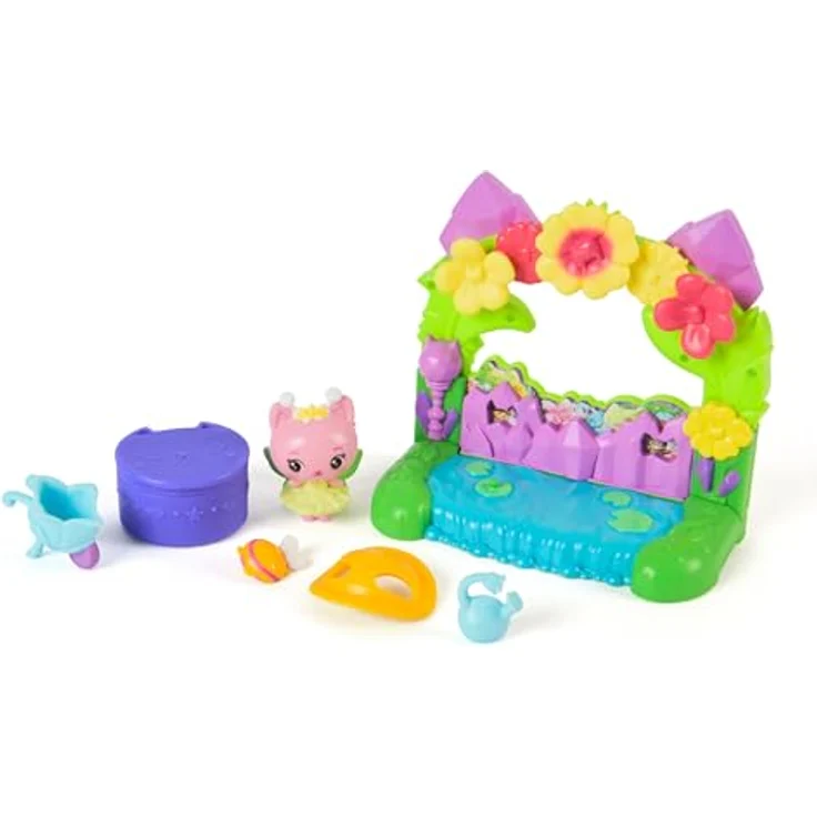 Gabby's Dollhouse Gabby’s Dollhouse: Der Film – Queen Kitty Fees Kristall Garten Balkon, mit Kitty Fee Figur & Zubehör, für Kinder ab 3 Jahren – Bild 3