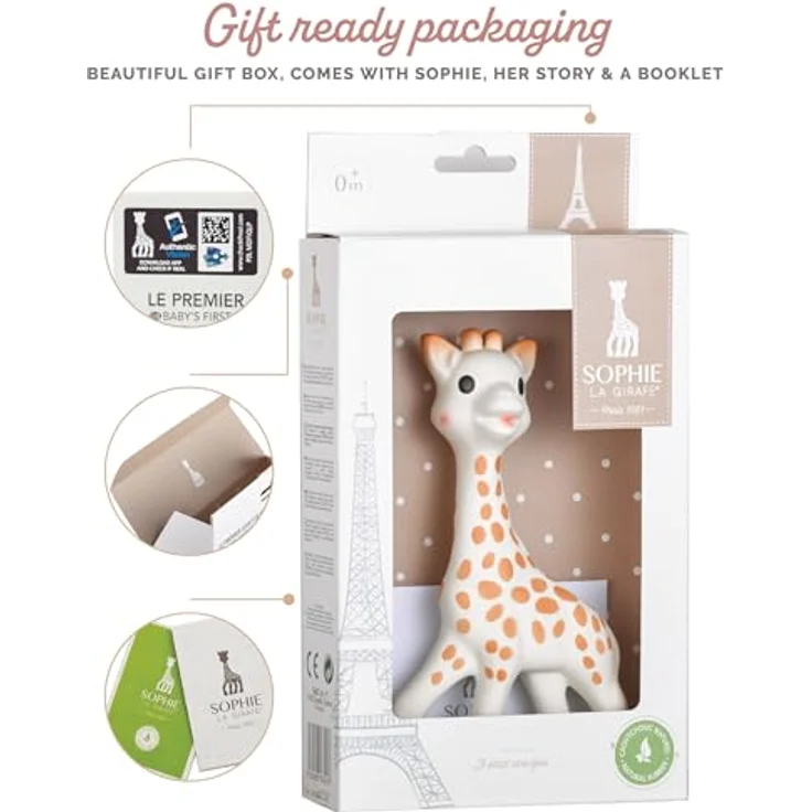 VULLI 616400 Sophie la girafe (Geschenkkarton weiß) - Preisvergleich – Bild 7